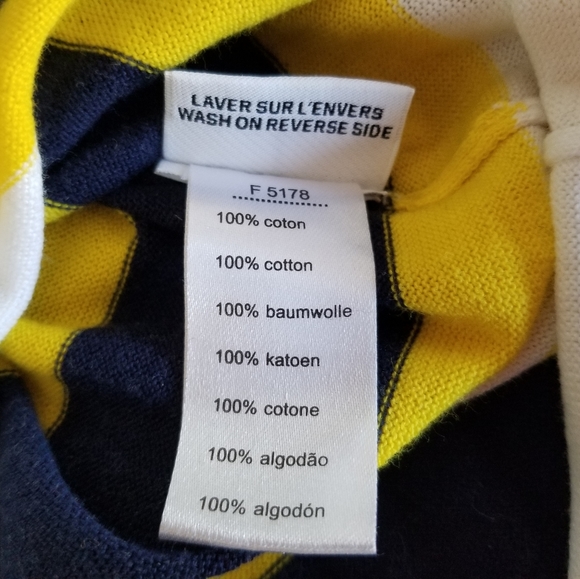 💜Lacoste Stripe Tunic Dress, Size 40 - Picture 8 of 8